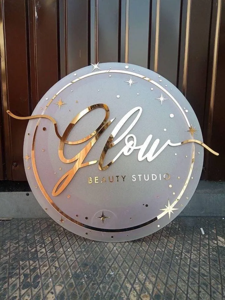 Cartel Acrilico Sin Luz